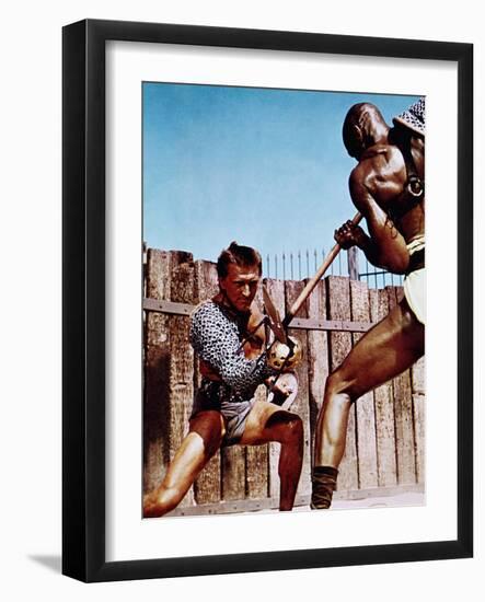 Spartacus, Kirk Douglas, Woody Strode, 1960-null-Framed Photo