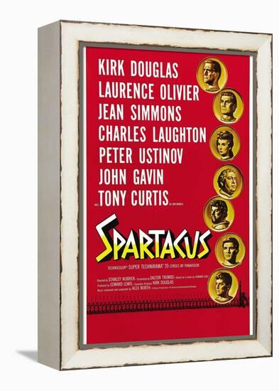 Spartacus: Rebel Against Rome, 1960, "Spartacus" Directed by Stanley Kubrick-null-Framed Premier Image Canvas