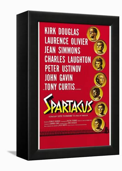 Spartacus: Rebel Against Rome, 1960, "Spartacus" Directed by Stanley Kubrick-null-Framed Premier Image Canvas