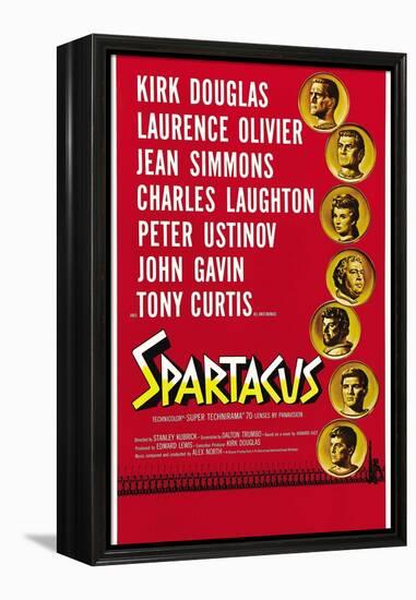 Spartacus: Rebel Against Rome, 1960, "Spartacus" Directed by Stanley Kubrick-null-Framed Premier Image Canvas