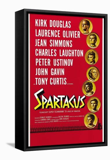 Spartacus: Rebel Against Rome, 1960, "Spartacus" Directed by Stanley Kubrick-null-Framed Premier Image Canvas