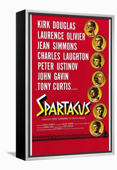 Spartacus: Rebel Against Rome, 1960, "Spartacus" Directed by Stanley Kubrick-null-Framed Premier Image Canvas