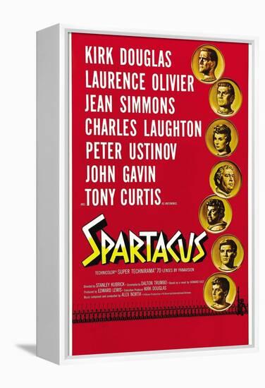 Spartacus: Rebel Against Rome, 1960, "Spartacus" Directed by Stanley Kubrick-null-Framed Premier Image Canvas