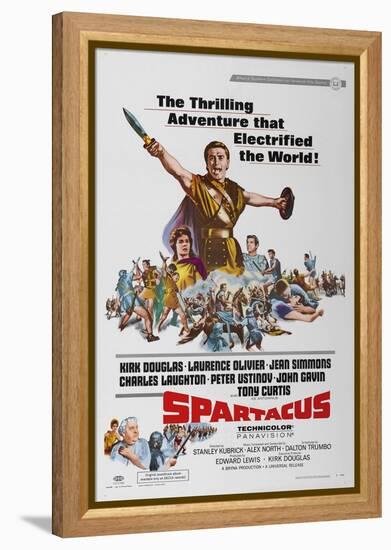 Spartacus: Rebel Against Rome, 1960 "Spartacus" Directed by Stanley Kubrick-null-Framed Premier Image Canvas