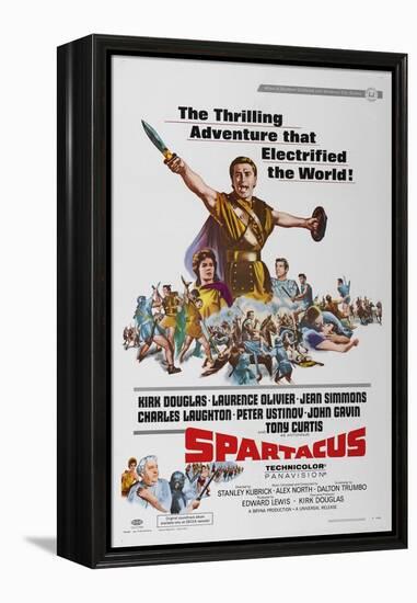 Spartacus: Rebel Against Rome, 1960 "Spartacus" Directed by Stanley Kubrick-null-Framed Premier Image Canvas