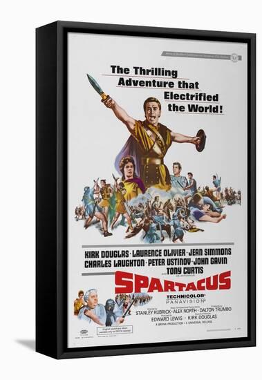 Spartacus: Rebel Against Rome, 1960 "Spartacus" Directed by Stanley Kubrick-null-Framed Premier Image Canvas