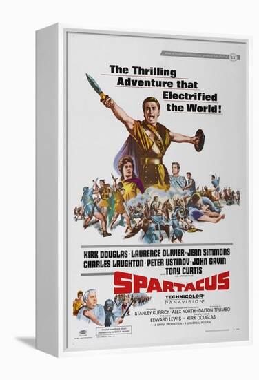 Spartacus: Rebel Against Rome, 1960 "Spartacus" Directed by Stanley Kubrick-null-Framed Premier Image Canvas