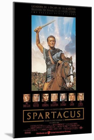 Spartacus: Rebel Against Rome, Directed by Stanley Kubrick, 1960-null-Mounted Giclee Print