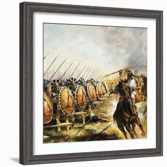 Spartan Army-Andrew Howat-Framed Giclee Print