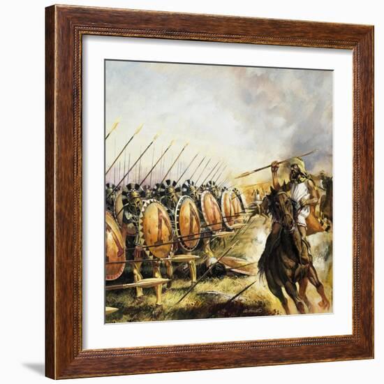 Spartan Army-Andrew Howat-Framed Giclee Print