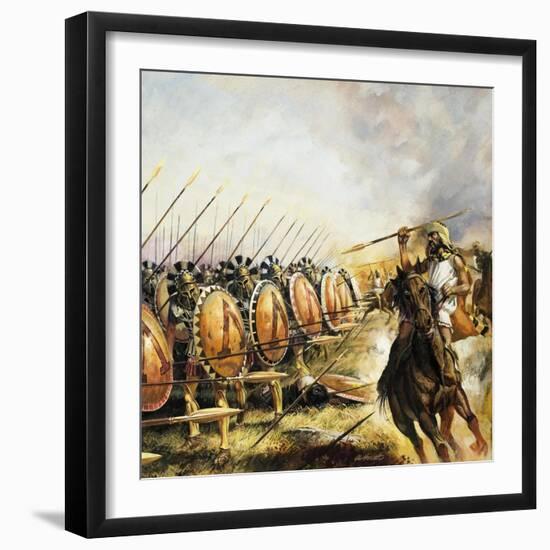 Spartan Army-Andrew Howat-Framed Giclee Print