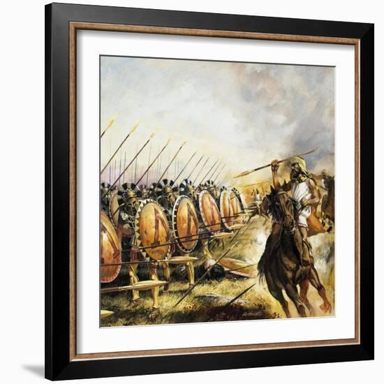 Spartan Army-Andrew Howat-Framed Giclee Print