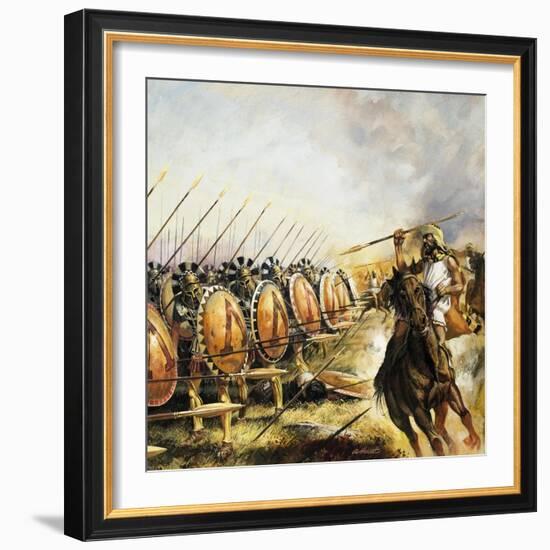 Spartan Army-Andrew Howat-Framed Giclee Print