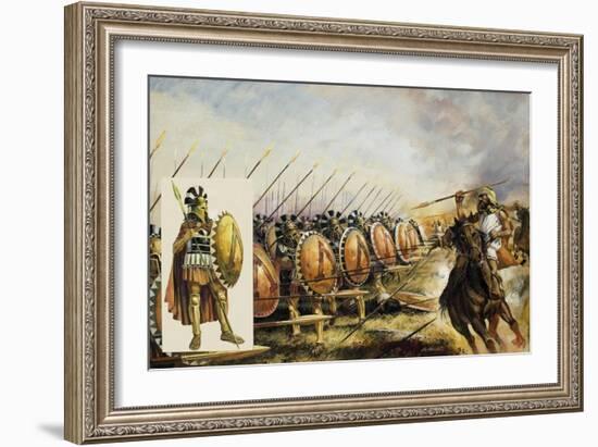 Spartan Army-Andrew Howat-Framed Giclee Print