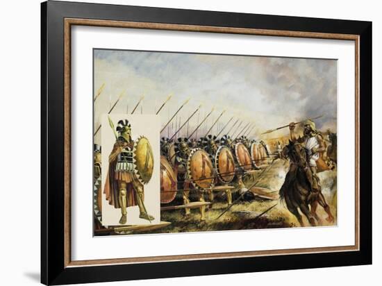 Spartan Army-Andrew Howat-Framed Giclee Print