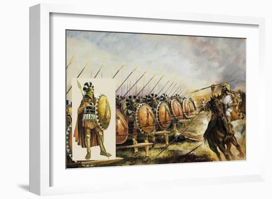 Spartan Army-Andrew Howat-Framed Giclee Print