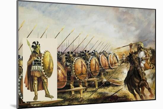 Spartan Army-Andrew Howat-Mounted Giclee Print