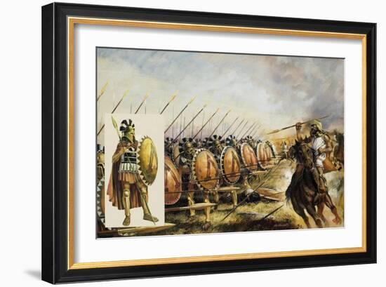 Spartan Army-Andrew Howat-Framed Giclee Print