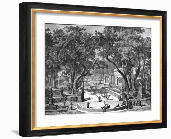 Spartan Dromos-Josef Hoffmann-Framed Art Print