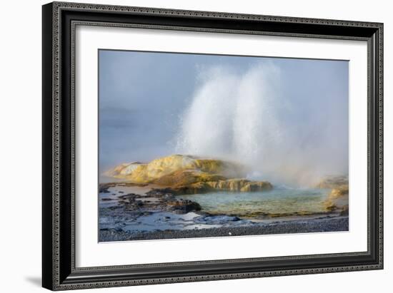 Spasm Geyser Along The Fountain Paint Pot Nature Trail In Yellowstone National Park-Ben Herndon-Framed Photographic Print