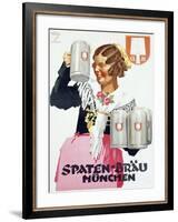 Spaten Brau-Ludwig Hohlwein-Framed Giclee Print