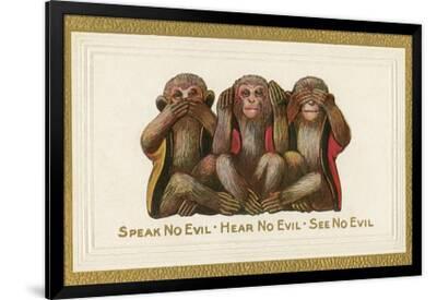 マイケル・ルー 3 no evils II (見にゃい 聞かにゃい 言わにゃい) speak-hear-see-no-evil-three-