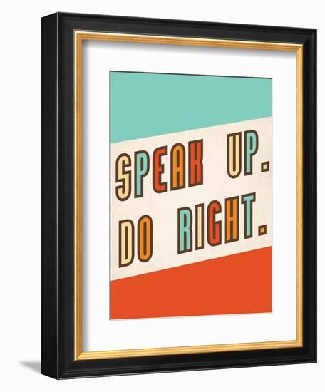 Speak Up-Kindred Sol Collective-Framed Art Print