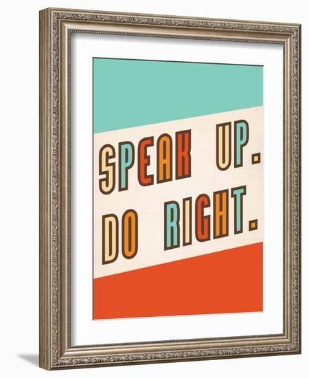 Speak Up-Kindred Sol Collective-Framed Art Print