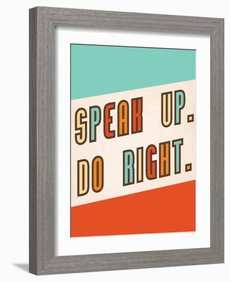 Speak Up-Kindred Sol Collective-Framed Art Print