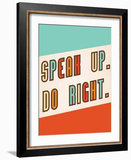 Speak Up-Kindred Sol Collective-Framed Art Print