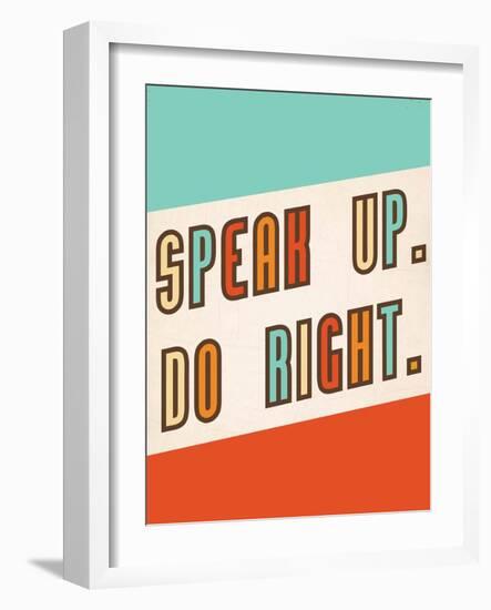 Speak Up-Kindred Sol Collective-Framed Art Print