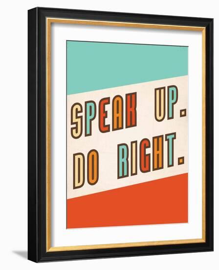 Speak Up-Kindred Sol Collective-Framed Art Print