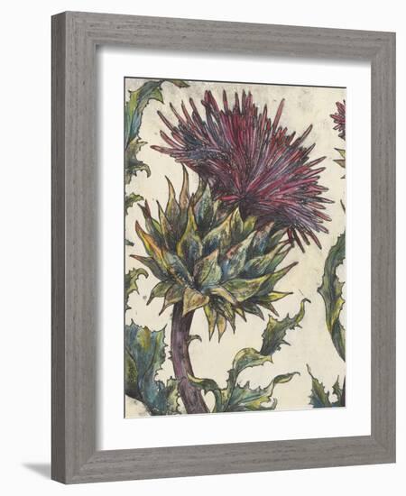 Spear Thistle - Gauche-Vicky Oldfield-Framed Giclee Print