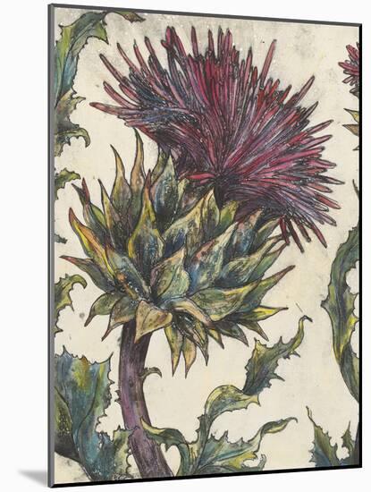 Spear Thistle - Gauche-Vicky Oldfield-Mounted Giclee Print