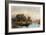 Spearing Fish from a Canoe, 1853-Seth Eastman-Framed Giclee Print