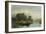 Spearing Fish from a Canoe-Seth Eastman-Framed Giclee Print
