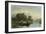 Spearing Fish from a Canoe-Seth Eastman-Framed Giclee Print