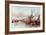 Spearing Fish in Winter-Seth Eastman-Framed Giclee Print