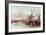 Spearing Fish in Winter-Seth Eastman-Framed Giclee Print