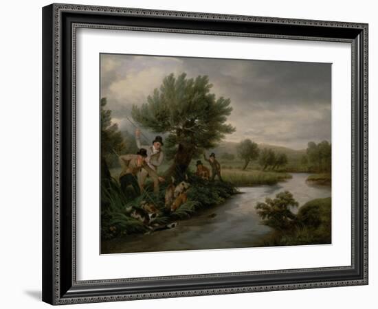 Spearing the Otter, 1805-Philip Reinagle-Framed Giclee Print