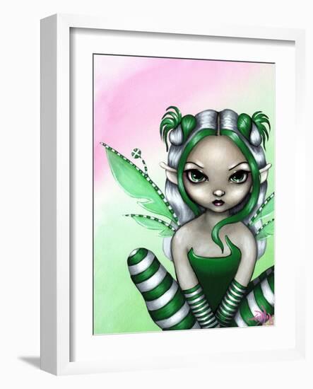 Spearmint Sprite-Jasmine Becket-Griffith-Framed Art Print