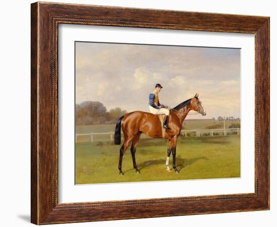 'Spearmint', Winner of the 1906 Derby, 1906-Emil Adam-Framed Giclee Print