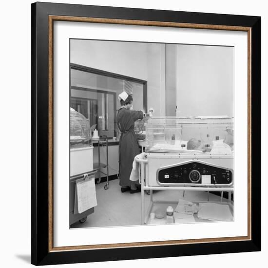 Special Care Unit for Premature Babies, Nether Edge Hospital, Sheffield, South Yorkshire, 1969-Michael Walters-Framed Photographic Print