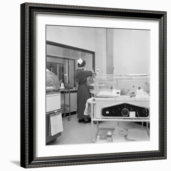 Special Care Unit for Premature Babies, Nether Edge Hospital, Sheffield, South Yorkshire, 1969-Michael Walters-Framed Photographic Print