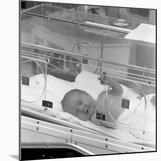 Special Care Unit for Premature Babies, Nether Edge Hospital, Sheffield, South Yorkshire, 1969-Michael Walters-Mounted Photographic Print