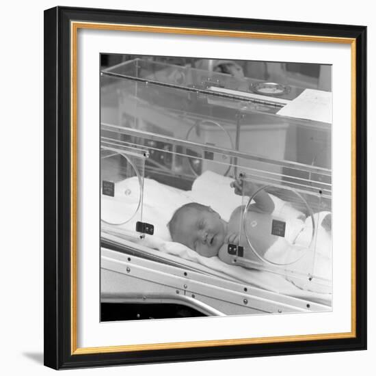 Special Care Unit for Premature Babies, Nether Edge Hospital, Sheffield, South Yorkshire, 1969-Michael Walters-Framed Photographic Print