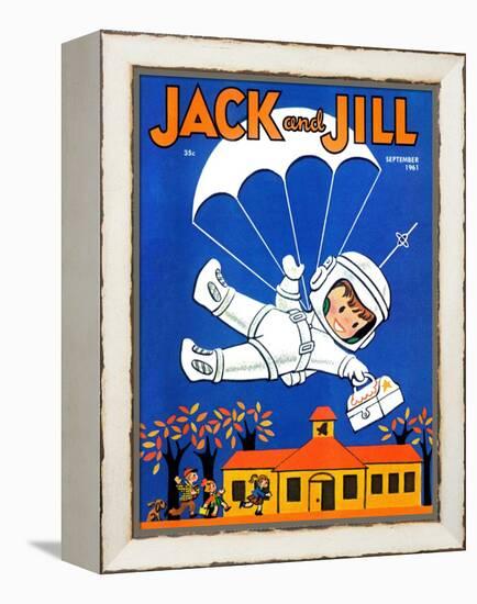 Special Delivery  - Jack and Jill, September 1961-Becky Krehbiel-Framed Premier Image Canvas