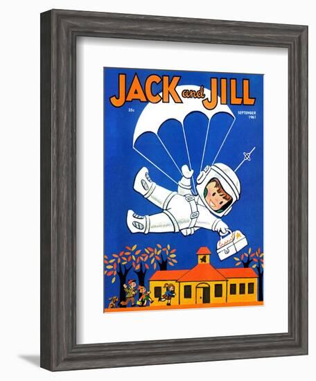 Special Delivery  - Jack and Jill, September 1961-Becky Krehbiel-Framed Giclee Print