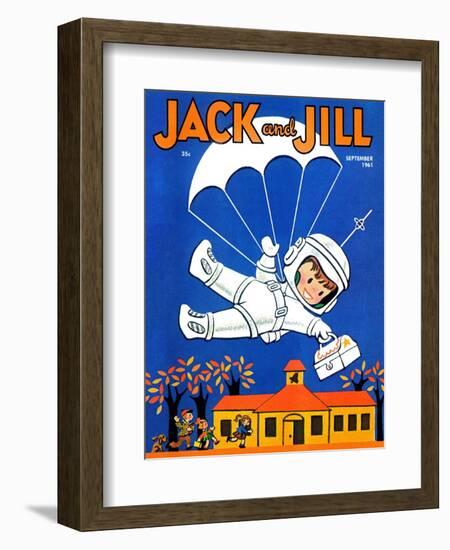 Special Delivery  - Jack and Jill, September 1961-Becky Krehbiel-Framed Giclee Print