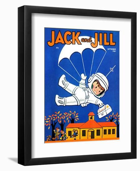 Special Delivery  - Jack and Jill, September 1961-Becky Krehbiel-Framed Giclee Print